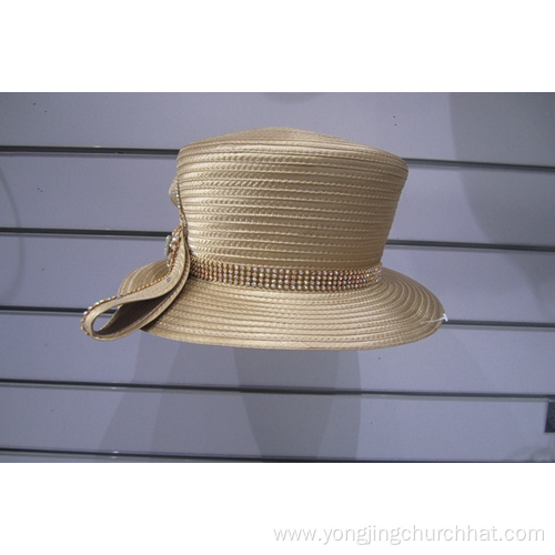 Ladies' Satin Ribbon Church Dress Couture Hats